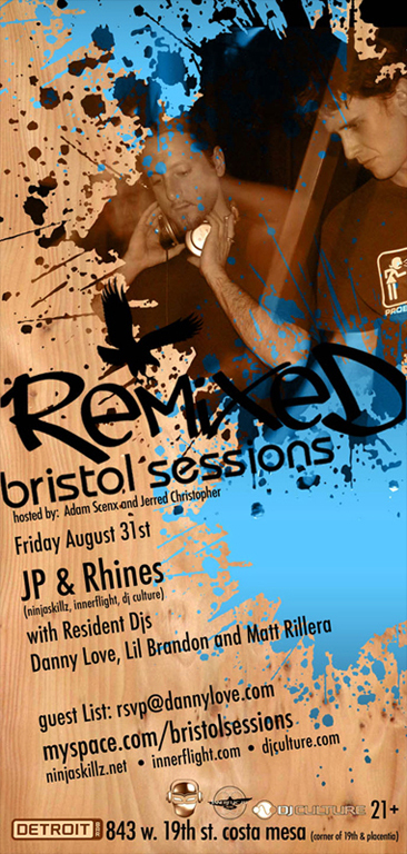 !*JP & Rhines*!_Bristol Sessions@DetroitBar_Friday Night August 31st, 2007