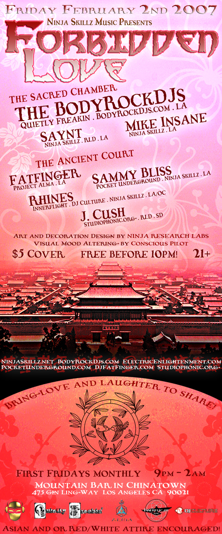 Forbidden Love Flyer Forbidden Love Flyer